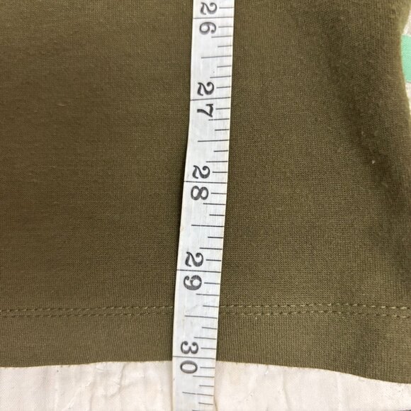 Alice + Olivia Employe Womens Olive Short Sleeve Classic Mini Bodycon Dress XS - Picture 8 of 9